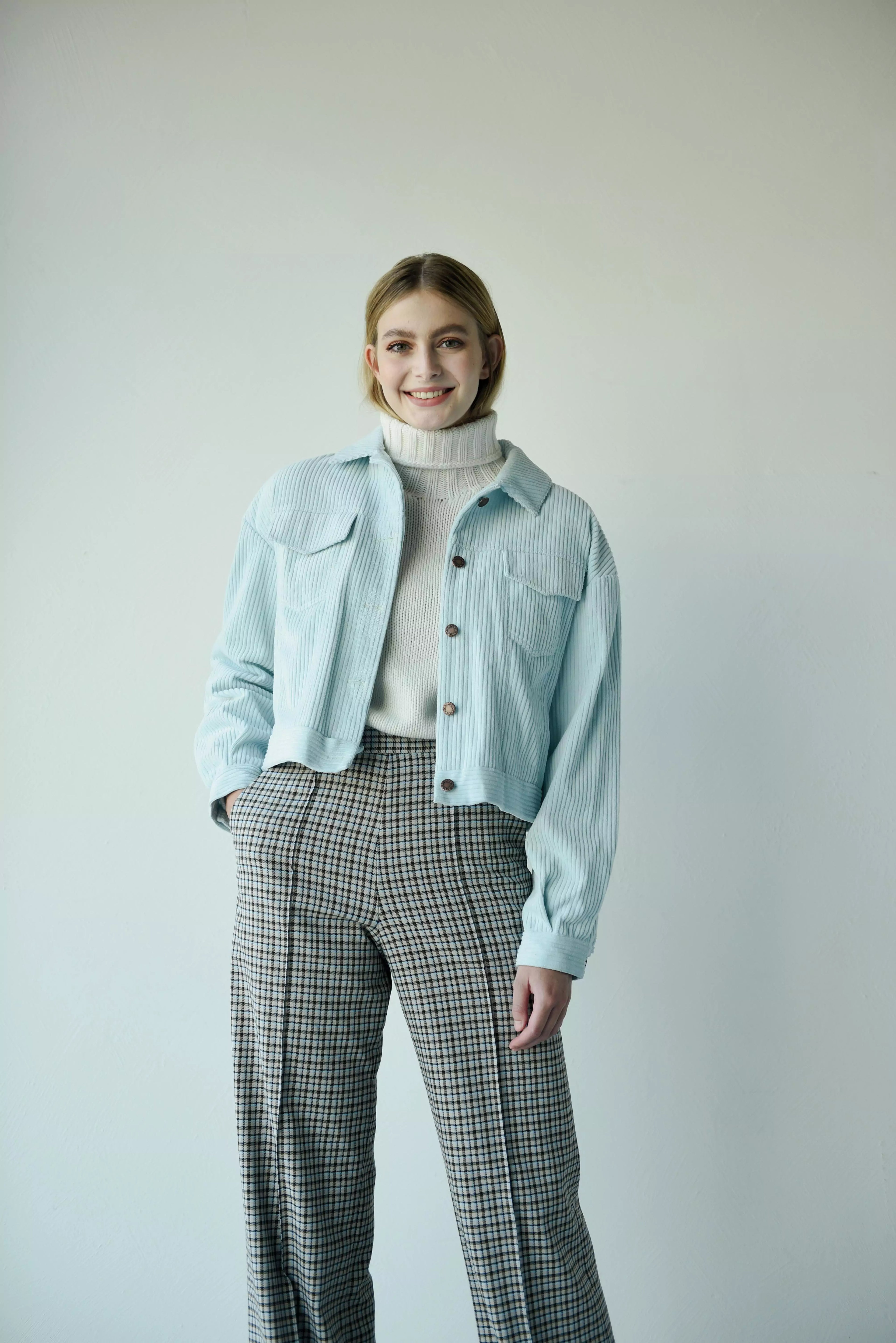 You haven’t seen the last of this trend yet – corduroy is back this season!