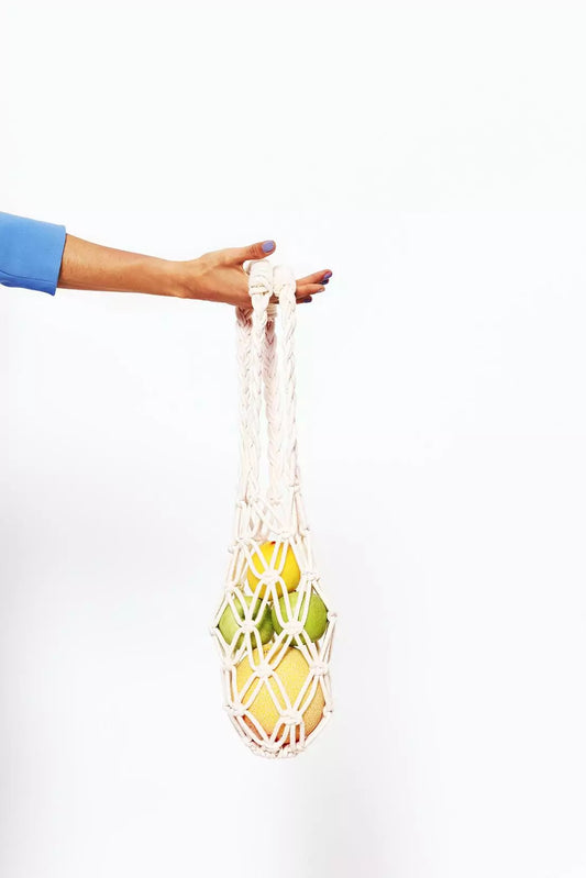 Washed up on fashion land: fishnet bags
