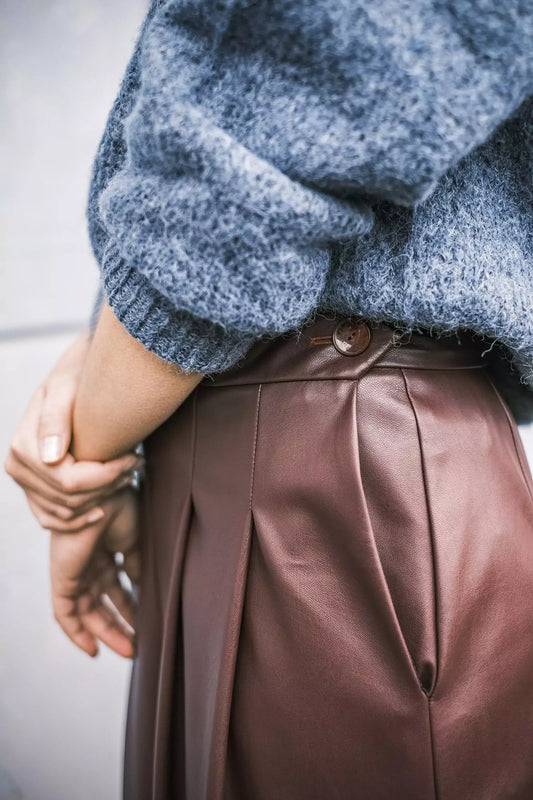 Winter crush: leatherette