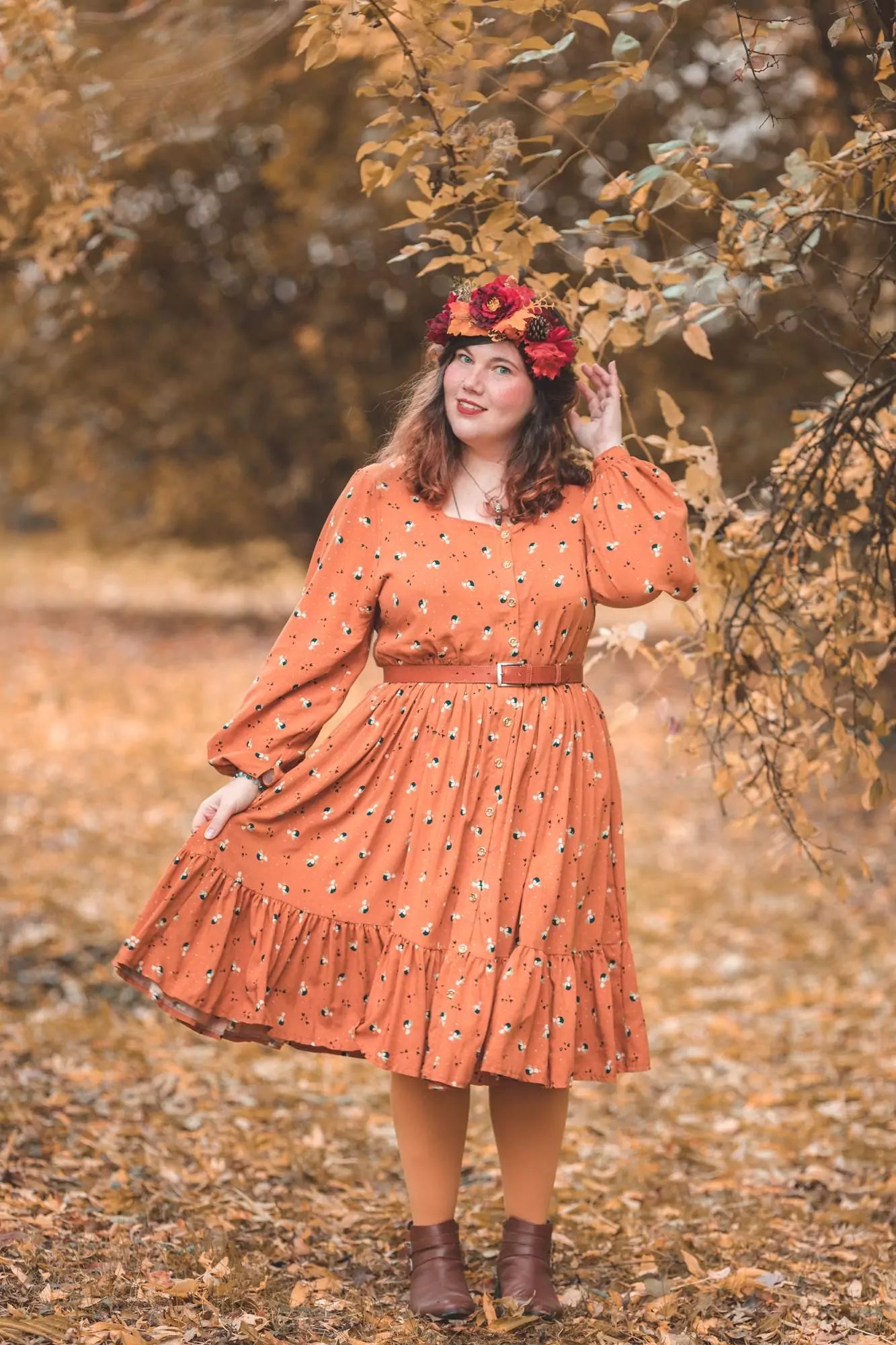 Pattern hack alert: meet Ninah from Ninaah Bulles and her #Norma dress