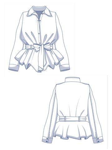 Aki Chemise Patron de couture