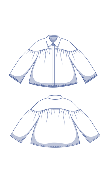 Caren Blouse Sewing Pattern