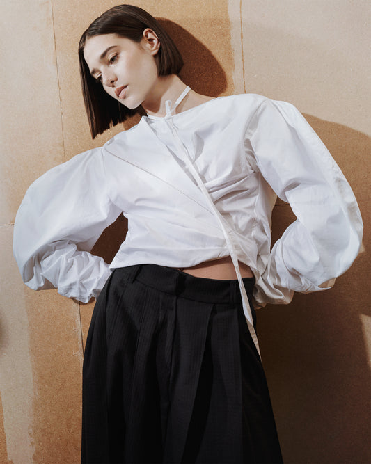 Sansa Blouse Naaipatroon (Fibre Mood x MoMu)