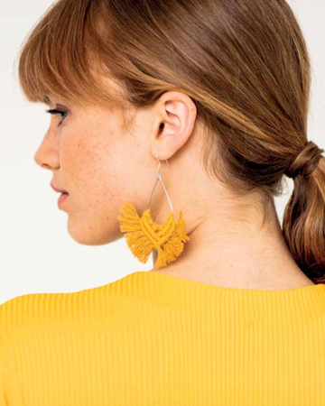 Olga Macrame Earrings Pattern