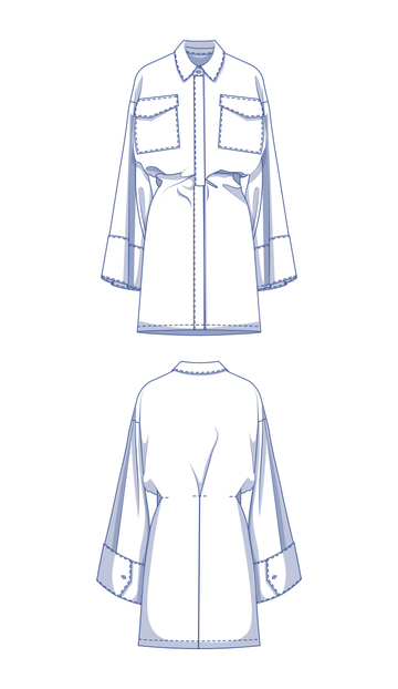 Tindra Dress Sewing Pattern